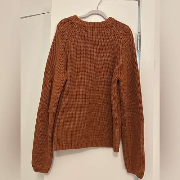 Quince 100% Organic Cotton Fisherman Crew Sweater - Picture 3 of 6